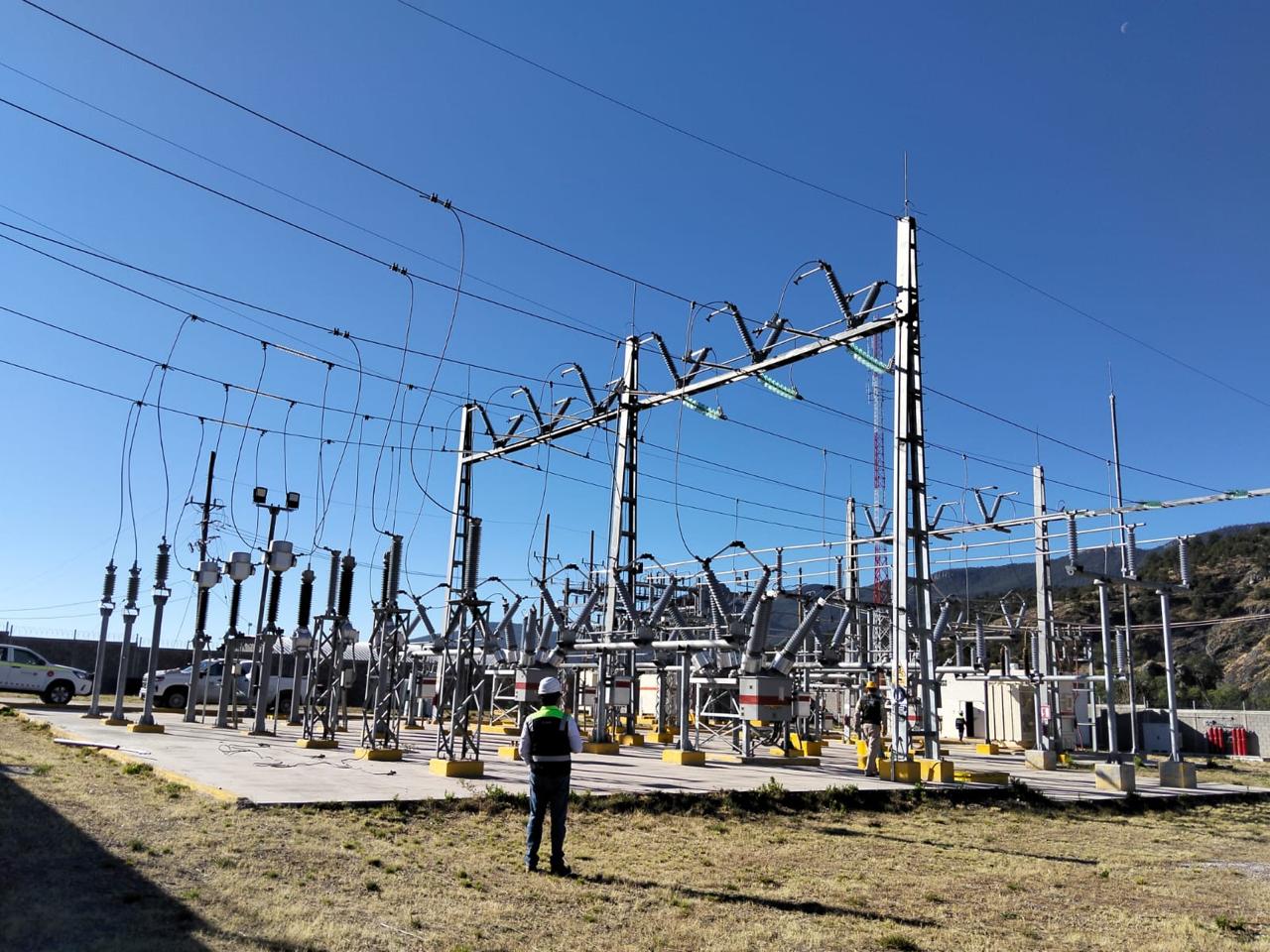 Subestación eléctrica — obra SIEM